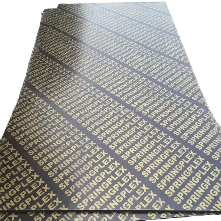 PLYWOOD WITH BLACK BROWN RED FILM
